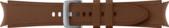 Actual product image Samsung Hybrid Leather Band (20 mm, Real leather, Fluoroelastomer, Galaxy Watch, Galaxy Watch 4)