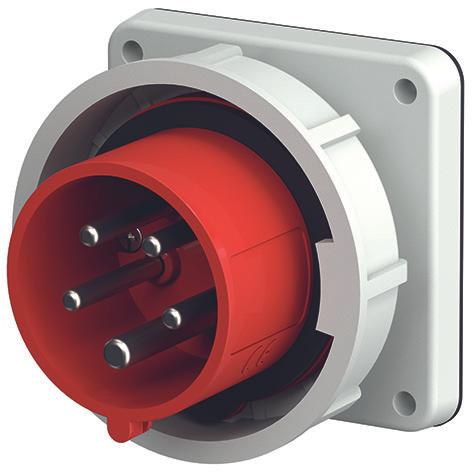 Mennekes, Netzstecker + Netzkupplung, MEN 834 ANBAUGERAETESTECKER 5POL.
