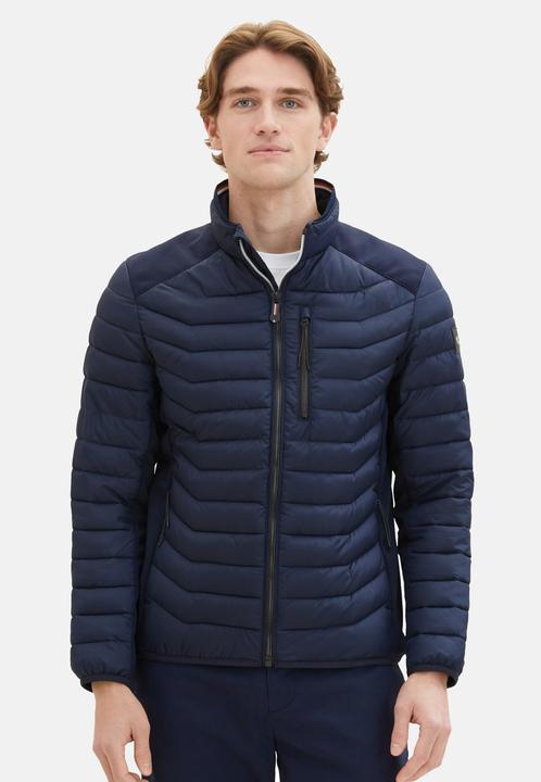 Actual product image Tom Tailor Jacket Quilted jacket with stand-up collar and zip pockets (M)