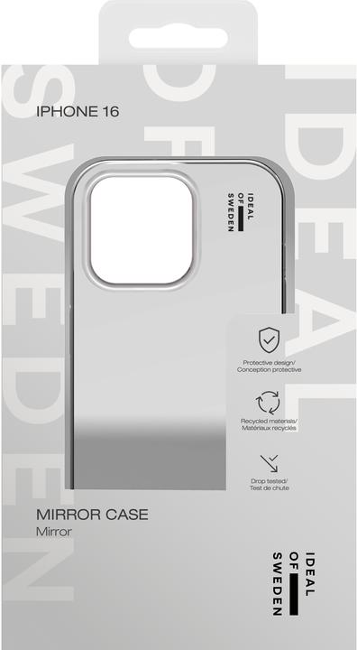 Actual product image iDeal Of Sweden iPhone 16 Plus Mirror Case Magsafe - Silver (Apple iPhone 16 Plus)