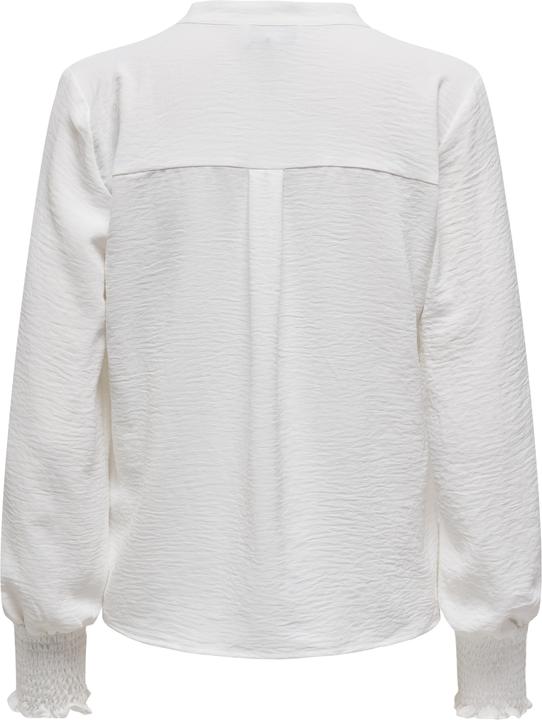 Produktbild Only Normal geschnitten Rundhals Gesmokte Ärmelbündchen Voluminöser Armschnitt Top Top (XS)