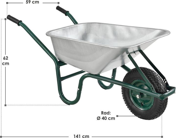 Immagine prodotto Hauptner Karette con vasca e pneumatici