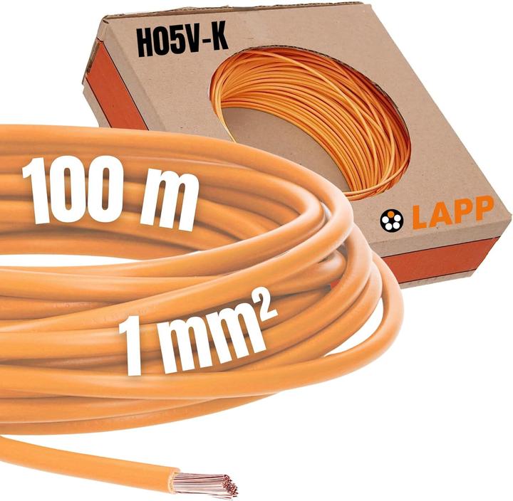 Produktbild Phobya Computerkabel 100m orange (100 m)
