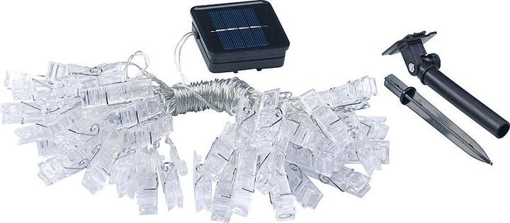 Image du produit Lunartec Lot de 2 guirlandes lumineuses LED Photo Clips (10 m)