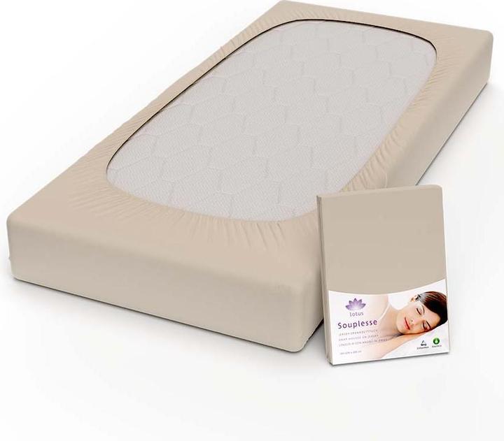 Image du produit Lotus Bettwaren Drap-housse en jersey Souplesse (140 x 200 cm, 160 x 200 cm)