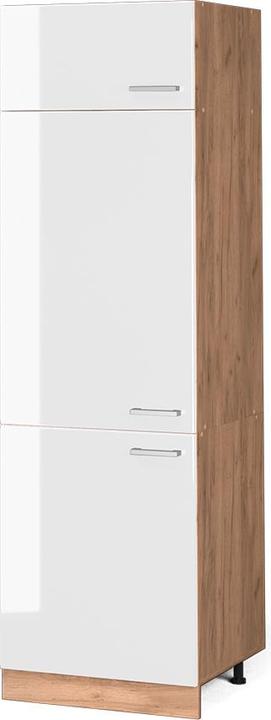 Goldkraft Eiche, Weiss, Weiss Hochglanz