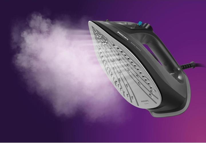 Produktbild Philips 3000 Series DST3041 / 80 Steam Iron Ceramic Plate 2600 W Black (2600 W, 200 g/min)