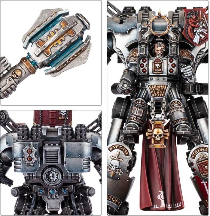 Immagine prodotto Games Workshop Warhammer 40k - Battleforce Cavalieri Grigi Conclave Seraphique (Materiale sintetico)