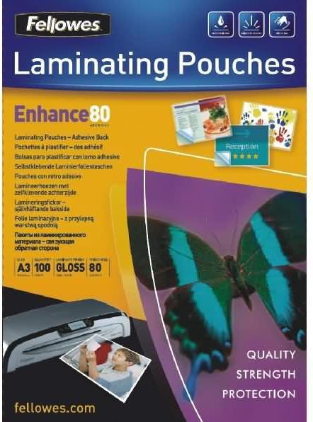 Actual product image Fellowes Laminating foil A3 80 mic self-adhesive - 100 pieces (A3, 100 pcs., 160 µm)