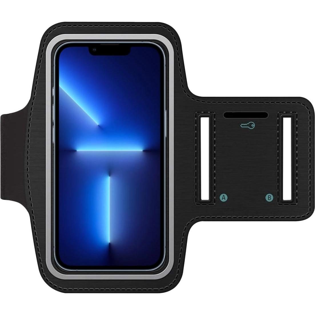 SmartFitness Handy Sport Armband, Smartphone Sportarmband, Schwarz