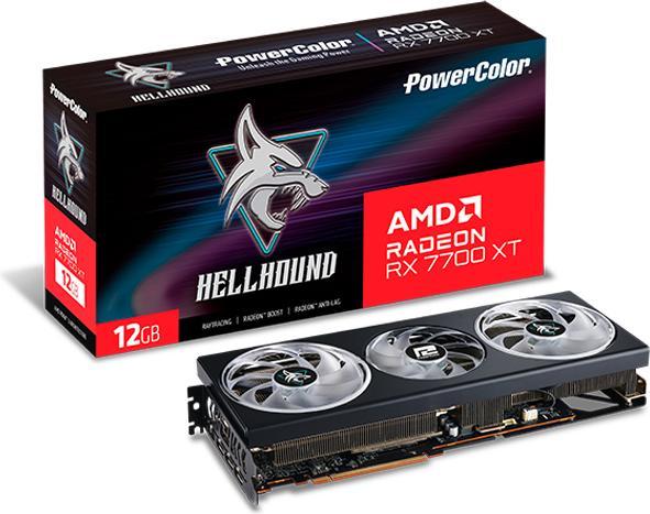 Actual product image Powercolor RX 7700 XT Hellhound (12 GB)