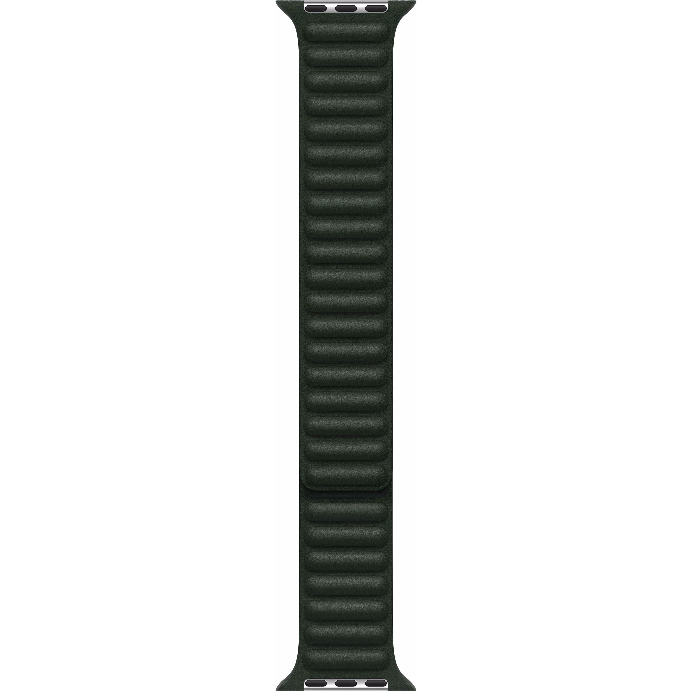 Apple Leather Link (41 mm, Granada Leder), Uhrenarmband, Grün