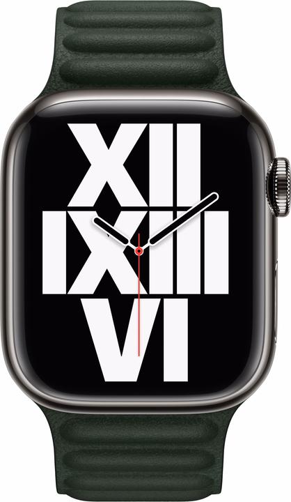 Actual product image Apple Leather Link (41 mm, Granada leather, Apple Watch Series 9, Apple Watch Series 7, Apple Watch Series 8)