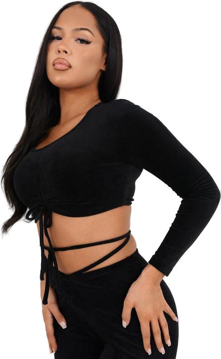 Actual product image Sixth June ' crop top t-hirt ixth june cordon detail (S)