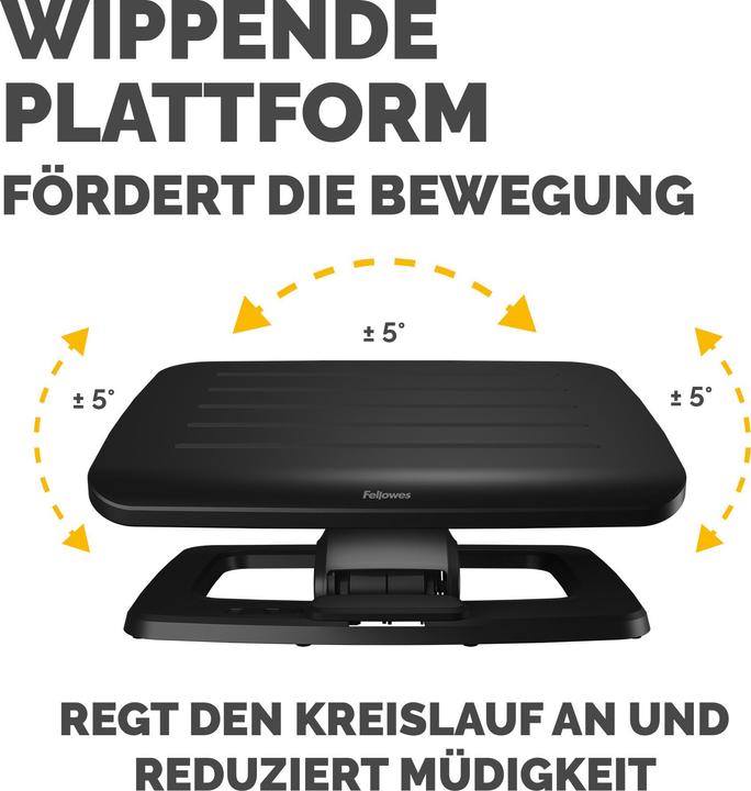 Immagine prodotto Fellowes Poggiapiedi Hana Lt Nero (45 x 35 cm)