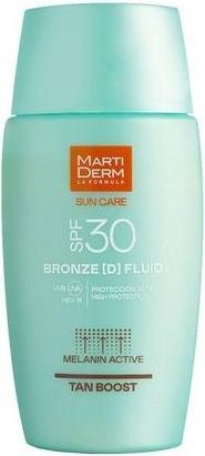 Actual product image Martiderm Sun Care Bronzer Fluid Spf 30 50ml (Suntan cream, SPF 30, 50 ml)