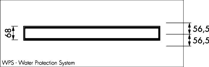 Produktbild Delphis Duschrinne (600 mm)