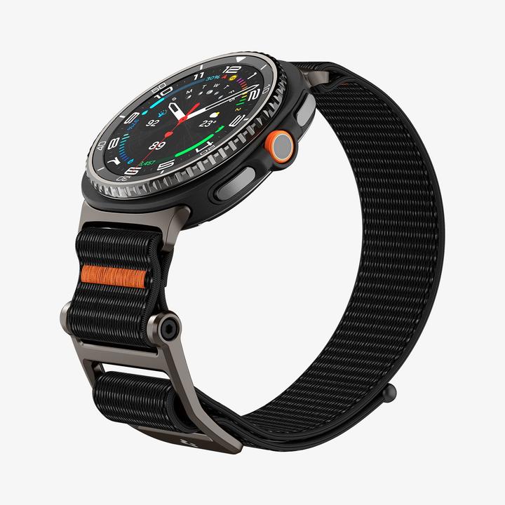 Actual product image Spigen - DuraPro Flex - Samsung Galaxy Watch8 40mm/Watch8 44mm/Watch8 Classic - Black