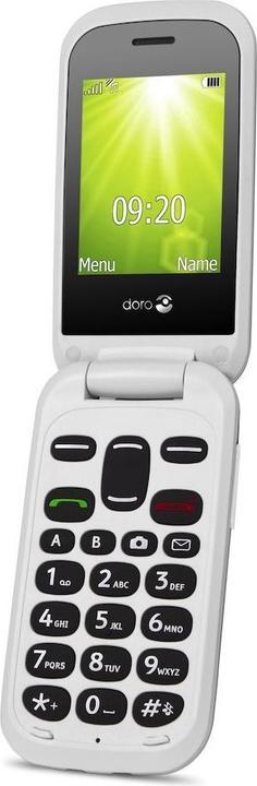 Actual product image Doro Easy Mobile D2404, balta (2.40", 3 Mpx)