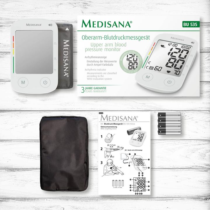 Produktbild Medisana BU 535 Voice (Blutdruckmessgerät Oberarm)