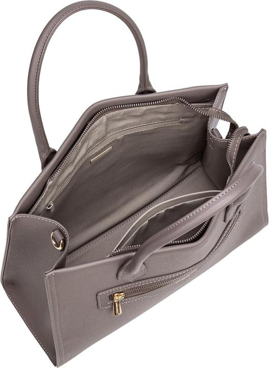 Actual product image David Jones Handtasche Damen - Modell Erisma Plus - 100% Veganes Pu-Leder - 33.0 X 25.0 X 13.0 Cm