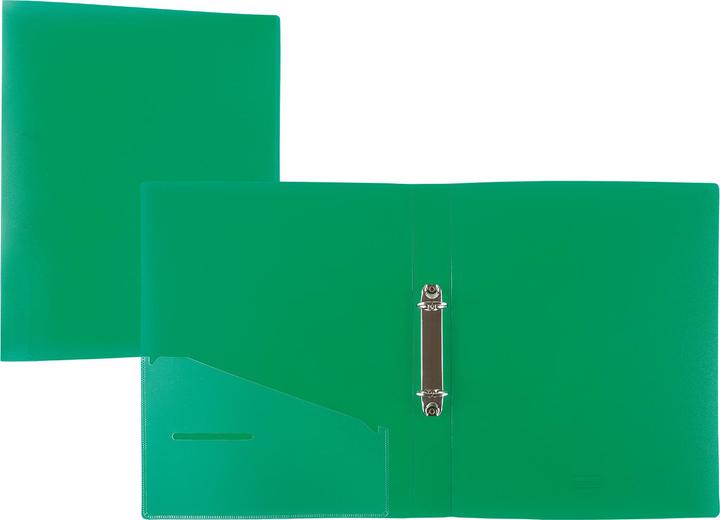 Actual product image Idena Ring binder A4 PP green 35mm 2 rings (A4, 35 mm, 1 pcs.)