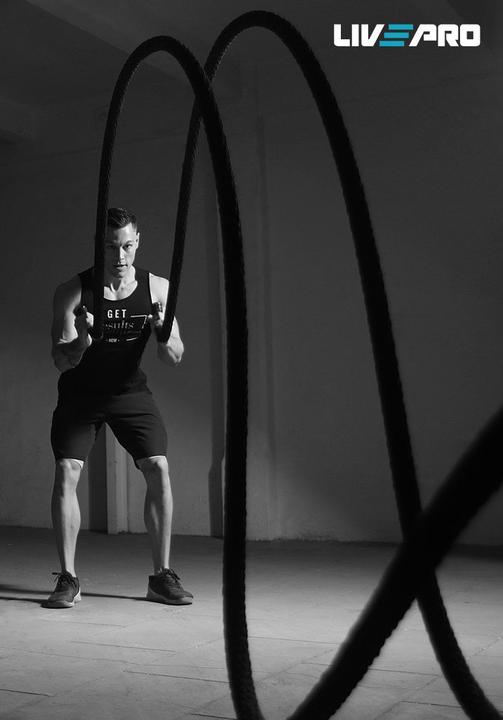 Actual product image Livepro Premium Battle Rope