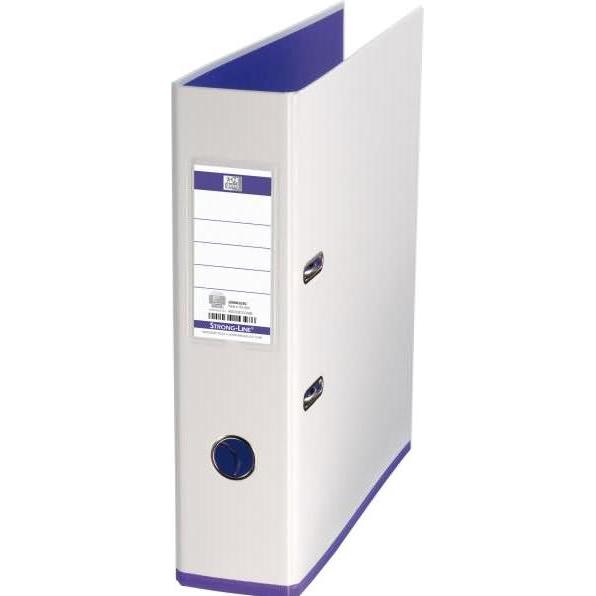 Elba, Ordner, Ordner myColour, Rückenbreite: 80 mm, weiss-violett DIN A4, Einband aussen (A4, 80 mm, 1 x)