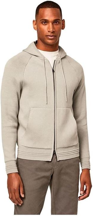 Produktbild Hackett Mens DF Knit Hoodie Pullover Sweater, Stone/Grey, XS (XS)
