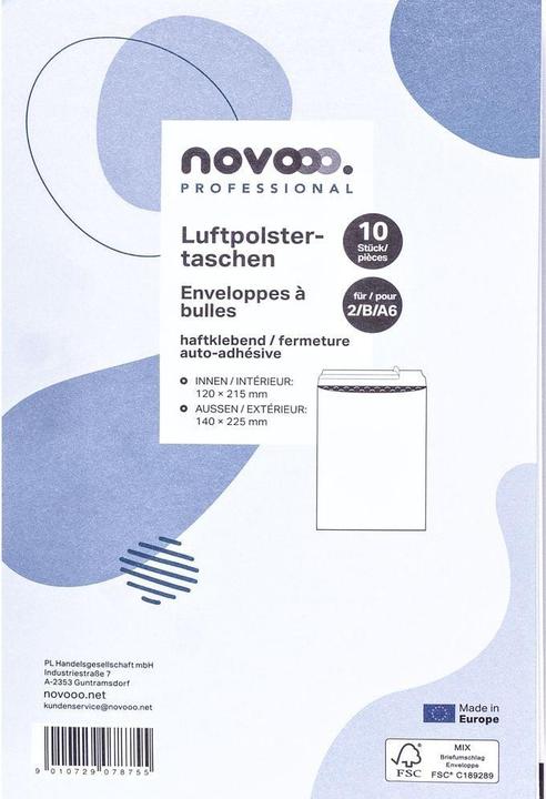 Actual product image Novooo Luftpolstertaschen (10 pcs.)