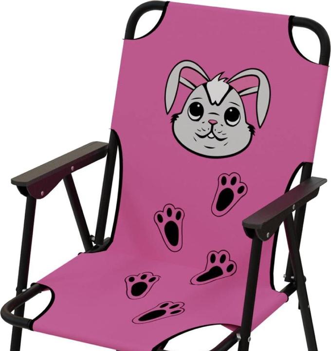 Produktbild Mojawo 4tlg Kinder Campingmöbel Set Hase Campingstuhl Tisch Sonnenschirm