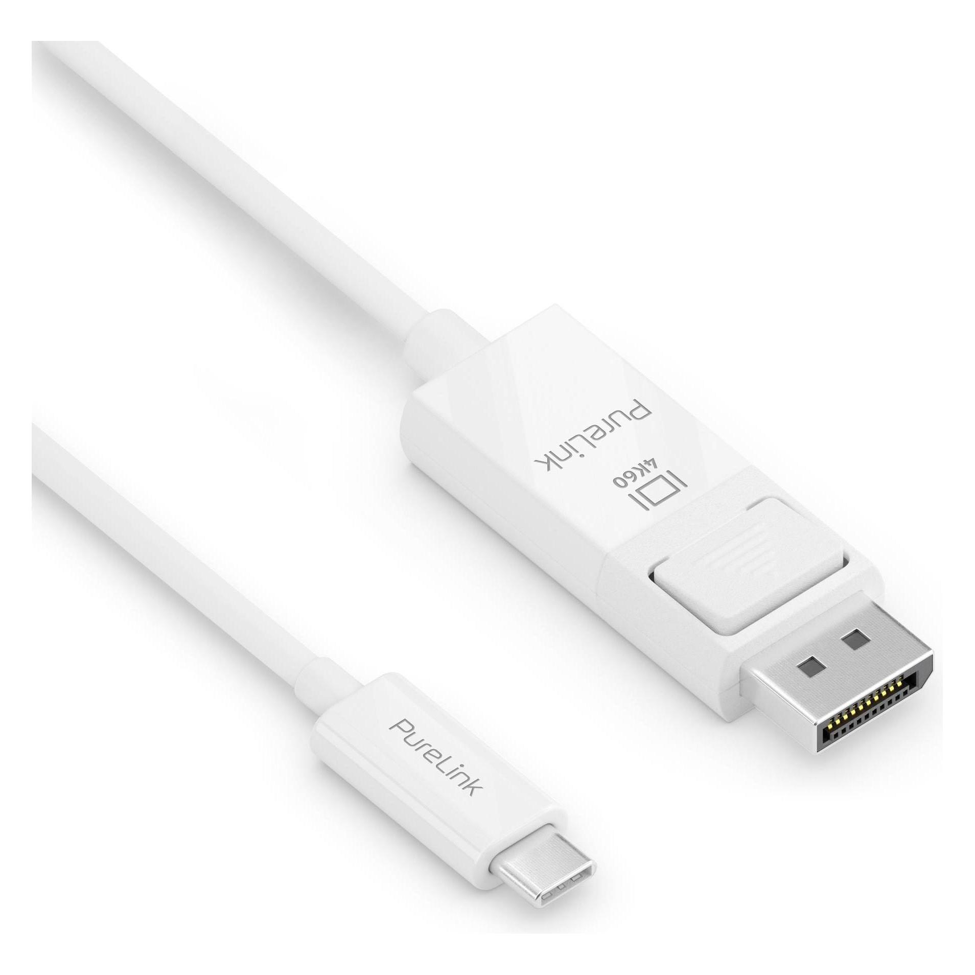 Purelink Cavo IS2220-010 Usb Type-C - Displayport, 1 M, Bianco (1 M), Cavo Video, Bianco