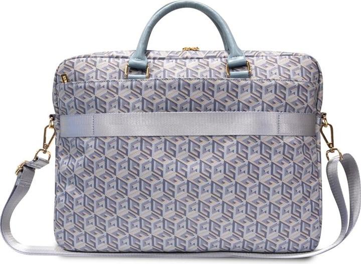 Actual product image Guess Torba GUCB15HGCFSEB 16" niebieski/blue GCube Stripes (16")