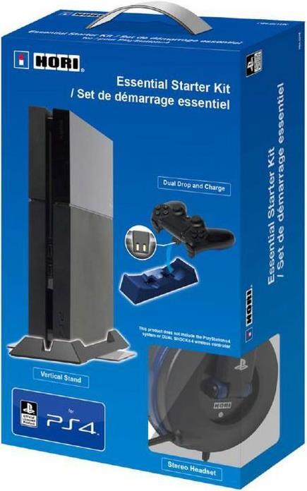Actual product image HORI Essential Starter Kit (Black) (PS4)
