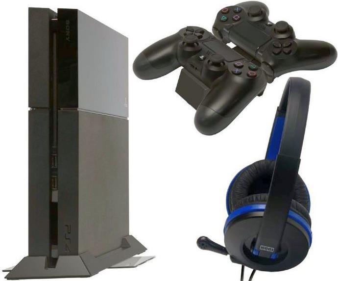 Actual product image HORI Essential Starter Kit (Black) (PS4)