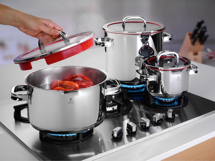 Produktbild WMF Topfset (24 cm, Pfannenset + Topfset, Edelstahl)