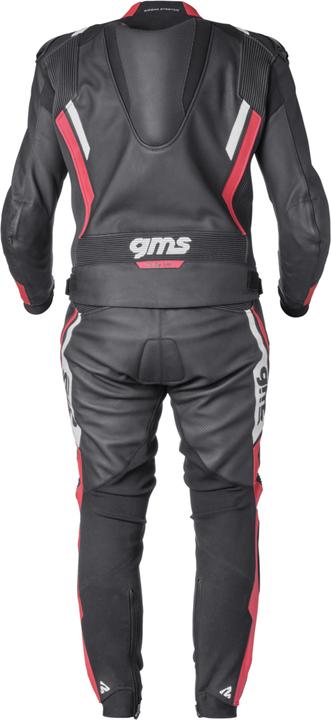 Immagine prodotto GMS Giacca in pelle GR-1 nero-rosso-bianco 48H (Uomini, 48)