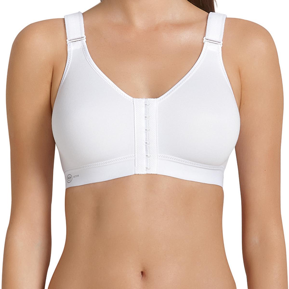 Anita, Sport-BH, frontline open Sport BH mit Vorderverschluss (90 B), Weiss, 90 B