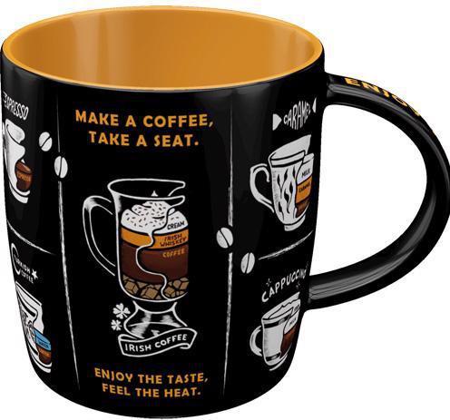 Produktbild Nostalgic-Art Merchandising Tasse All Types of Coffee Mugs, 8.5x9, 330ml (330 ml, 1 x)
