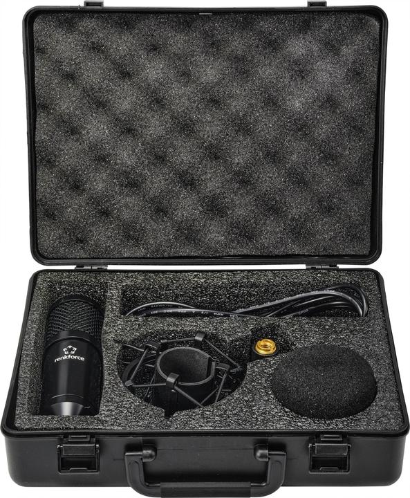 Produktbild Renkforce USB-Mikrofon mit Hartschalenkoffer