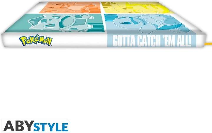 Immagine prodotto ABYstyle Pokemon A5 Notebook: Kanto Starters (A5, Righe, Copertina morbida)