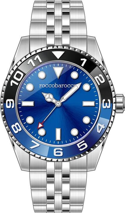 Produktbild Roccobarocco Rocco Barocco RB.4886M-02M Herrenuhr (Analoguhr, 40 mm)