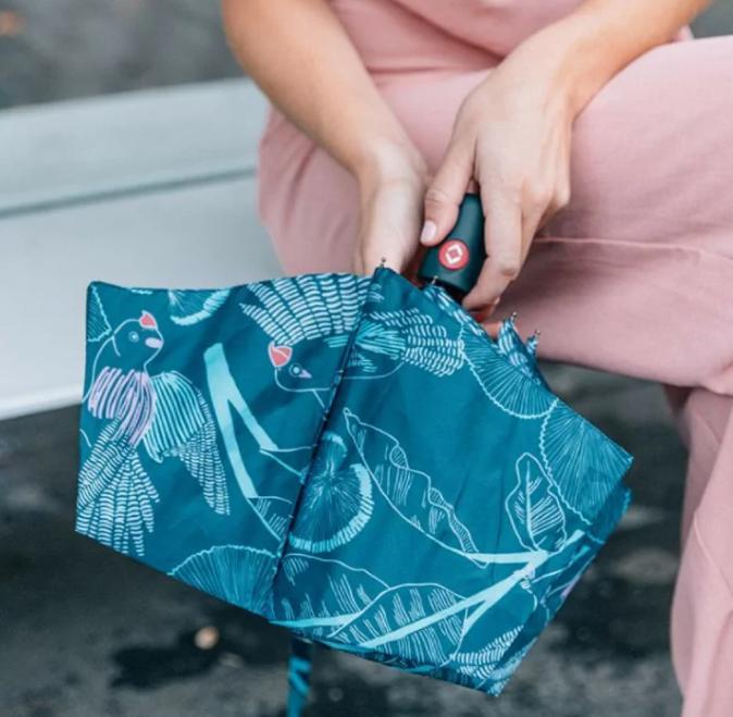 Produktbild CreaDiva Tropicale Faltbarer Regenschirm, Automatik