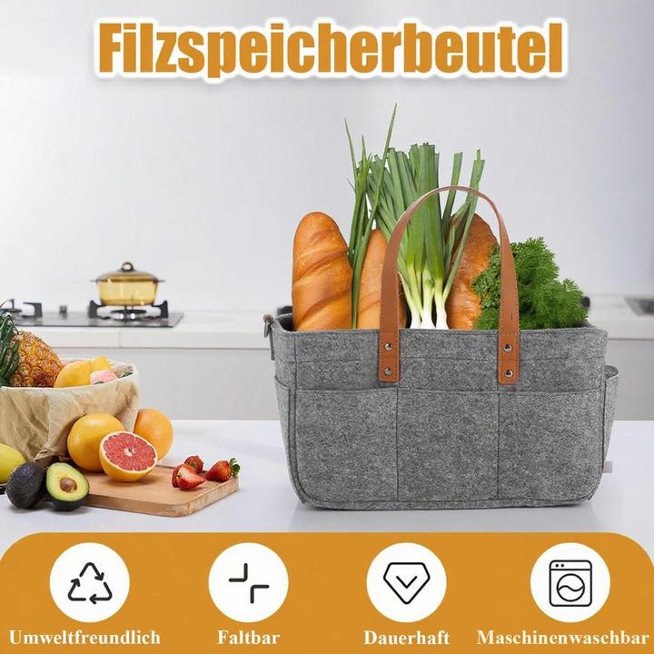 Produktbild Tielag 2er-Set Filztaschen mit Fächern