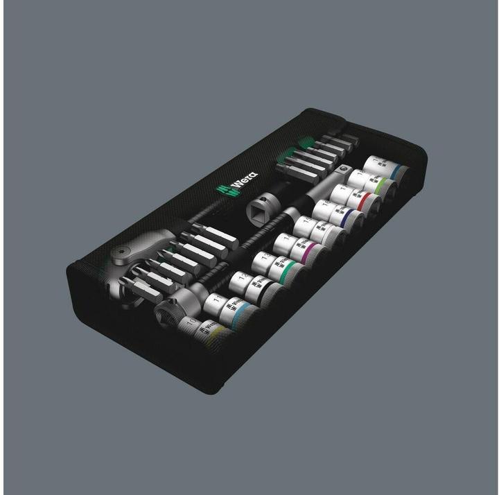 Produktbild Wera 8100 SC 6 Zyklop Speed-Knarrensatz (10  mm, 11 mm, 12 mm, 13 mm, 14 mm, 15 mm, 16 mm, 17 mm, 18 mm, 19 mm)