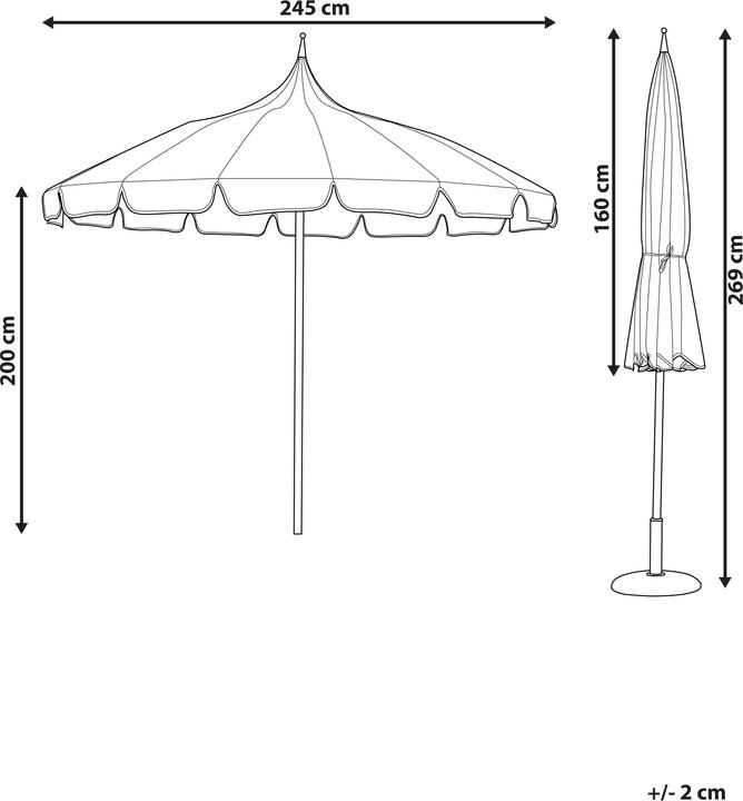 Valori nutrizionali e ingredienti Beliani Minoa (2.45 m)