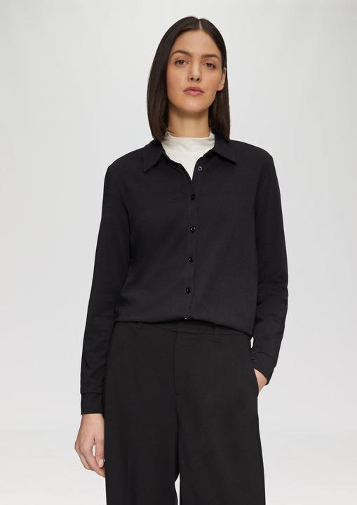 Immagine prodotto s.Oliver T-Shirt Elastische Hemdbluse aus Jersey (36)