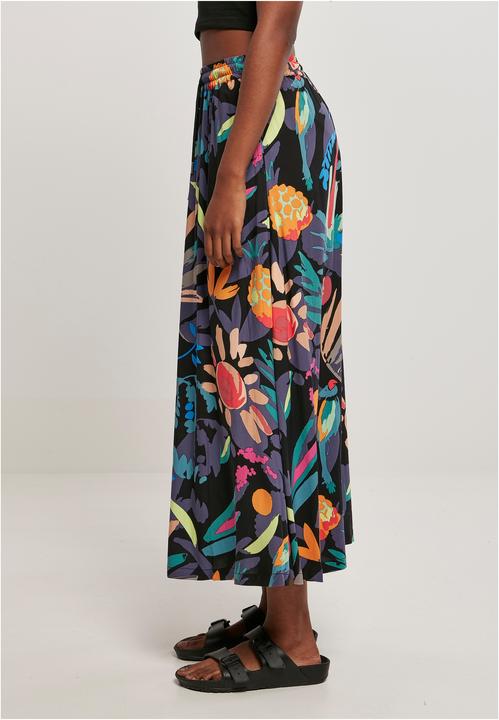 Produktbild Urban Classics Ladies Viscose Midi Skirt (XS)