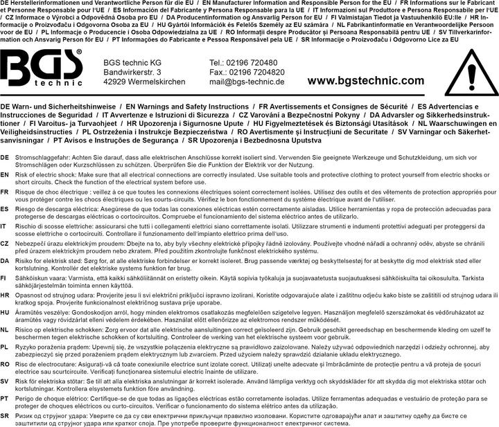 Actual product image BGS Anhänger-Steckdose