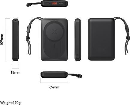 Produktbild Swissten Power Bank (10000 mAh, 20 W, 37 Wh)